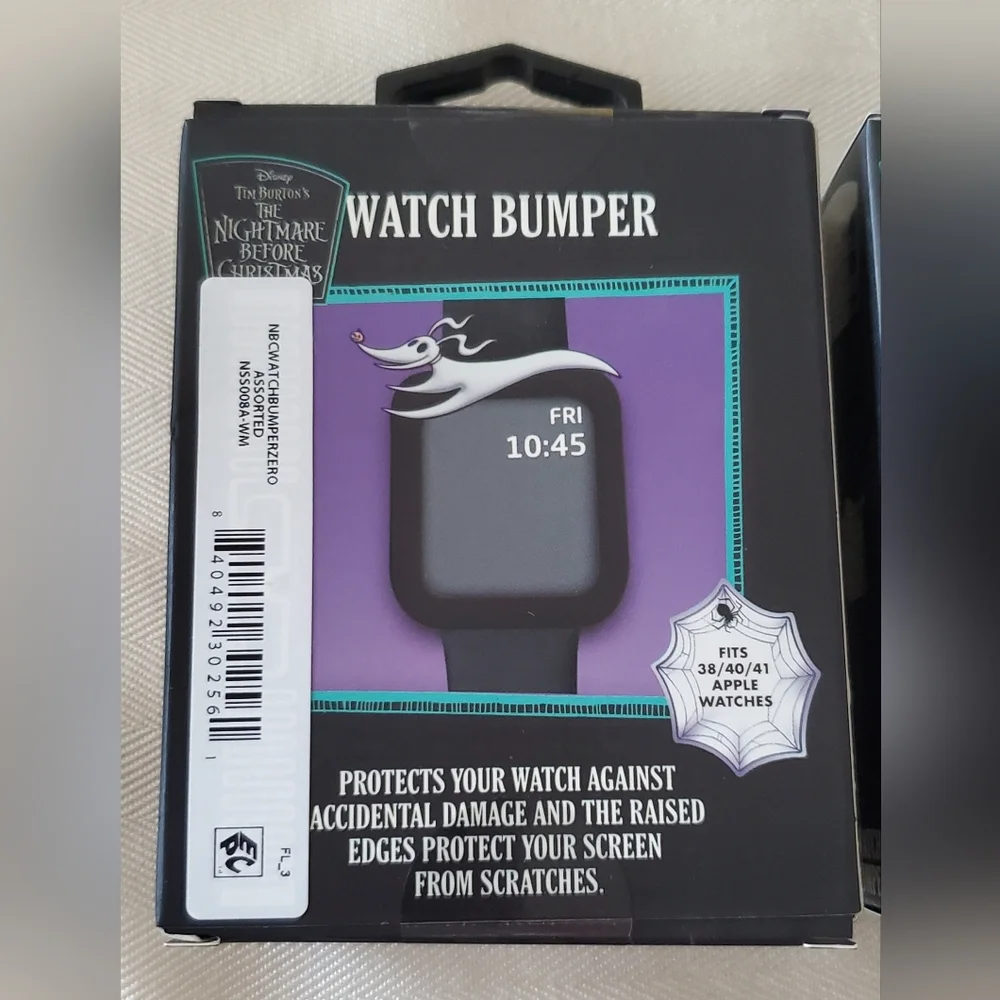 NIB Disney‎ Nightmare Before Christmas Iphone Watch Bumpers Fits 38/40/41